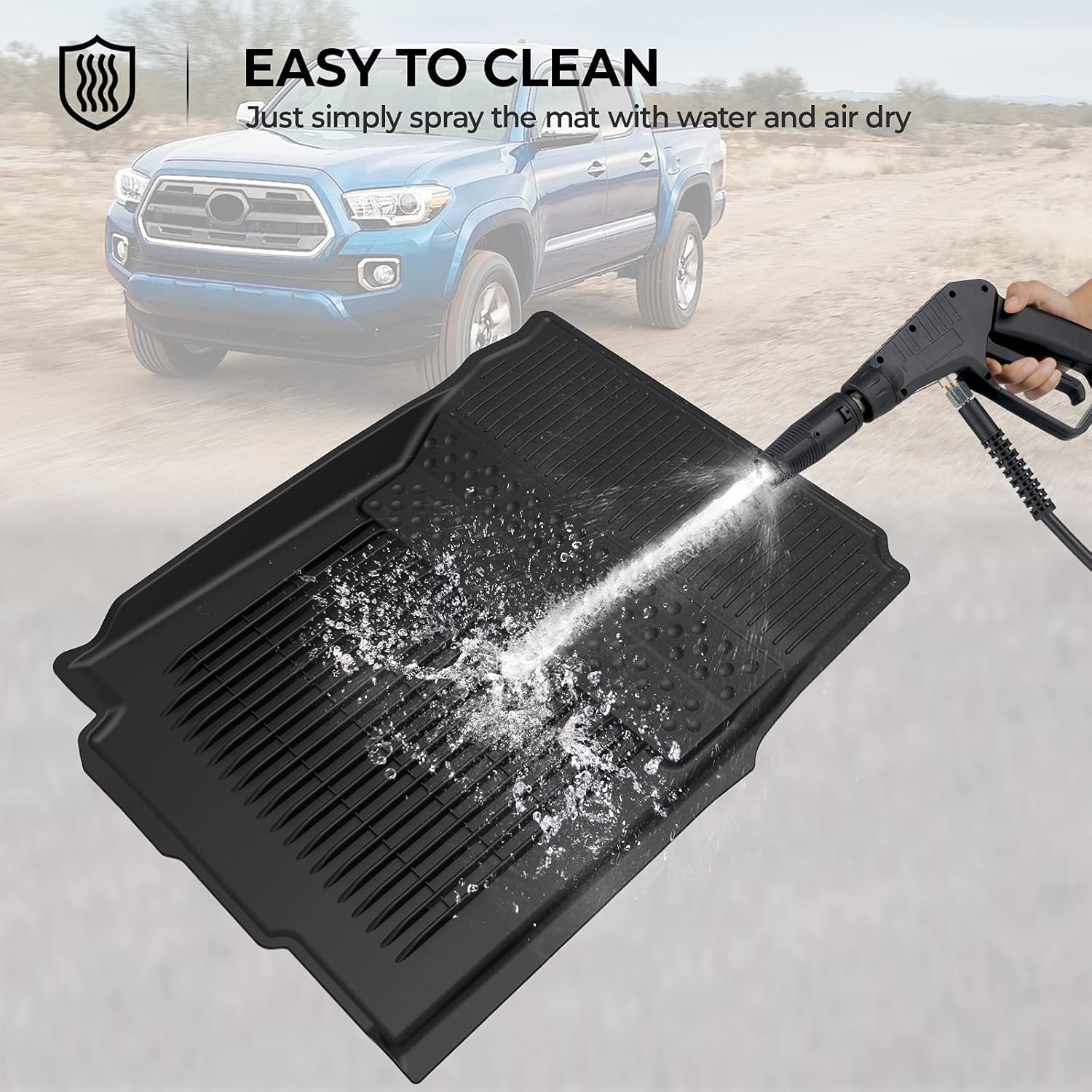 Black TPE Rubber Floor Mats U525