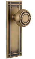 Antique Brass Mission Door Knob U469716