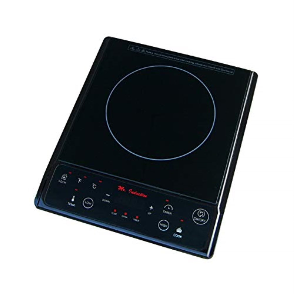 1300W Induction in Black Countertop with Pot K4644