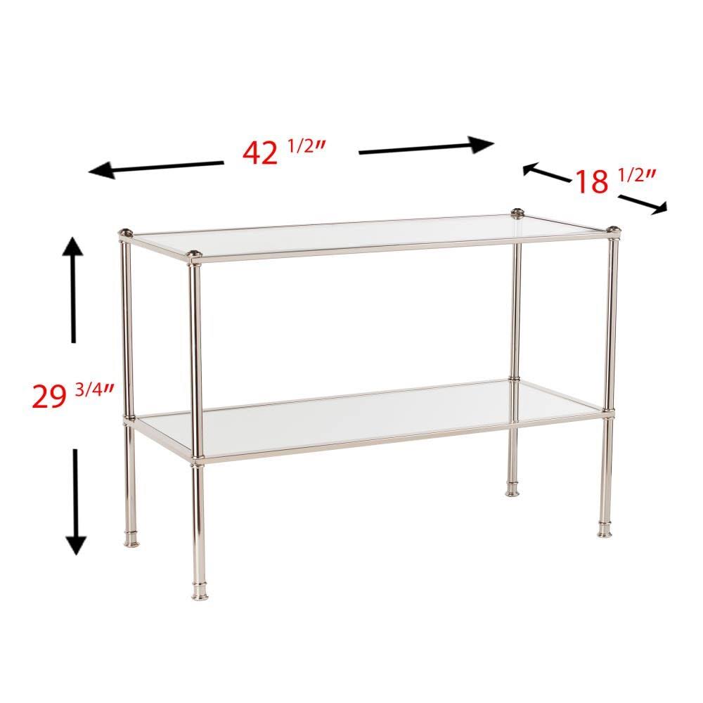 Clear Glam Sofa Table E27536