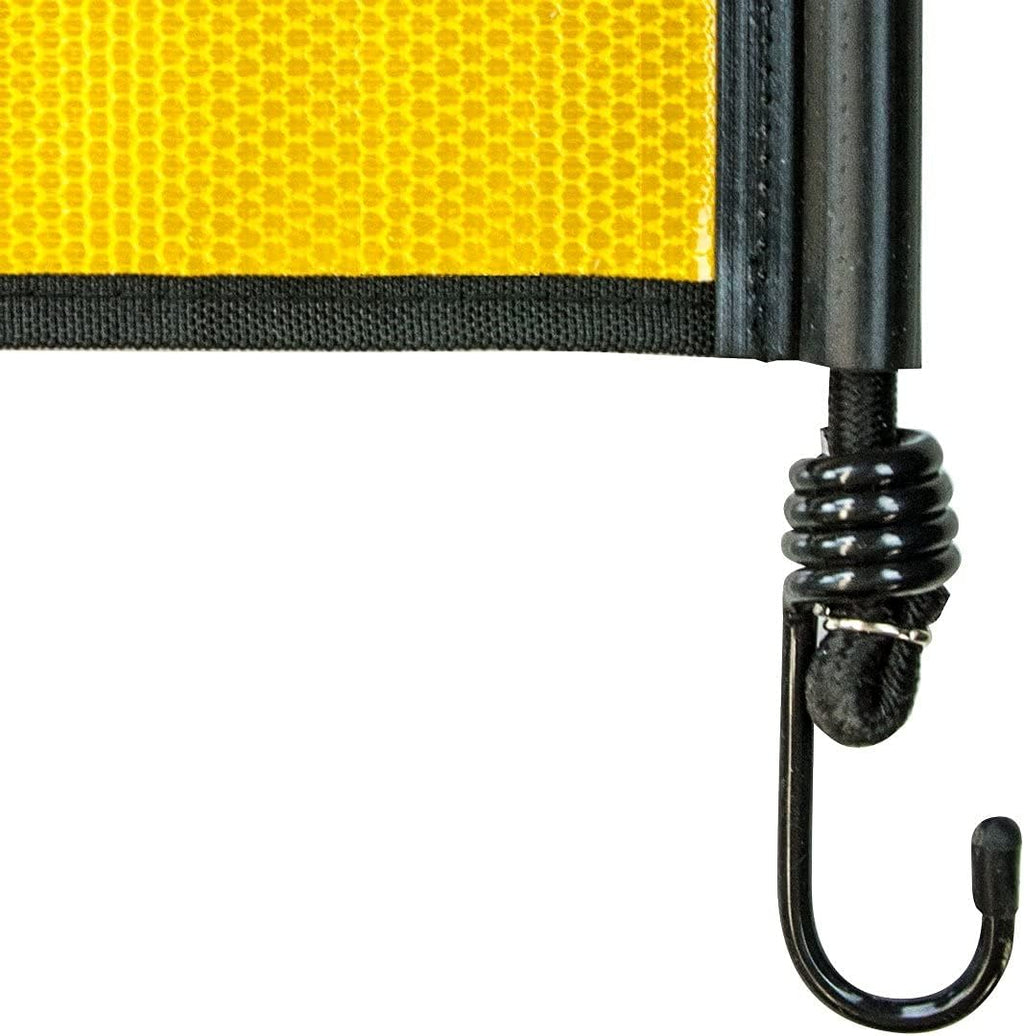 2 Reflective Stretch Cord Oversize Load Banners, 4 Red Flags, 4 Orange Flags, 4 Magnets A837515