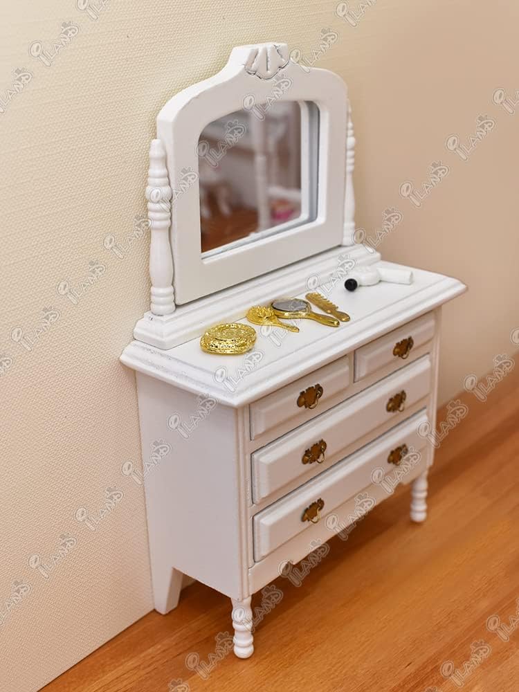 Pink Dollhouse Bedroom Furniture 6pcs L797