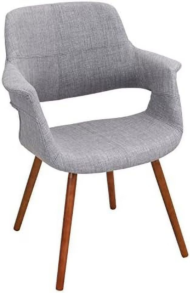 Mid-Century Modern Chair in Light Grey Q701