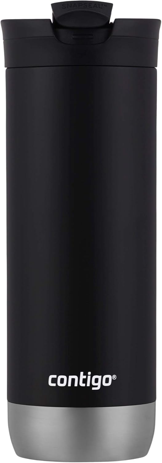 16oz Vacuum Insulated Stainless Steel Travel Mugs with Leak-Proof Lids F111
