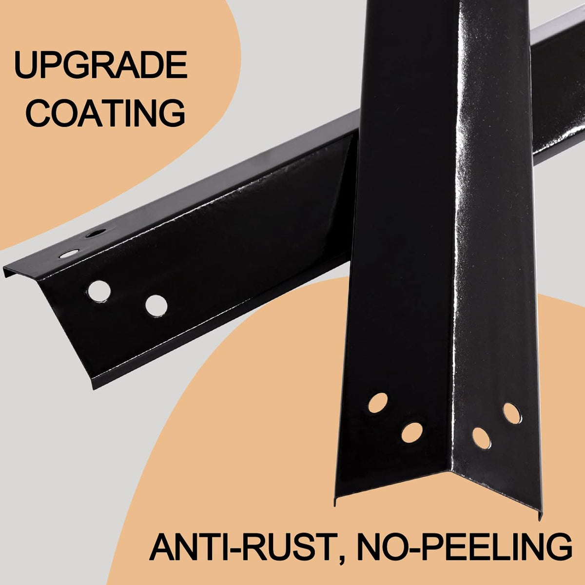 3 Burner Gas Grill Porcelain Steel Heat Plates 3-PACK C9458