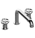Polished Chrome Double Handle Roman Tub Faucet Trim Only M32807