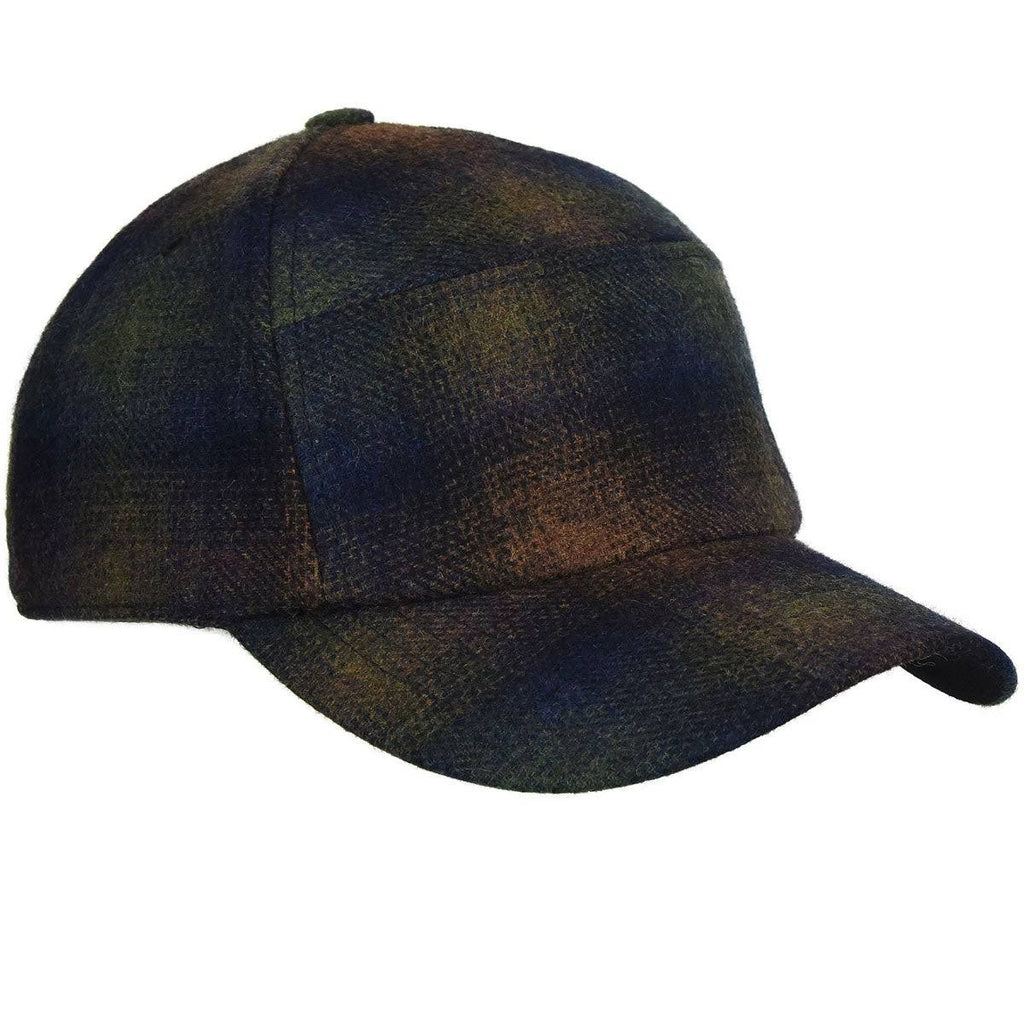 Green Plaid Baseball Cap V533911