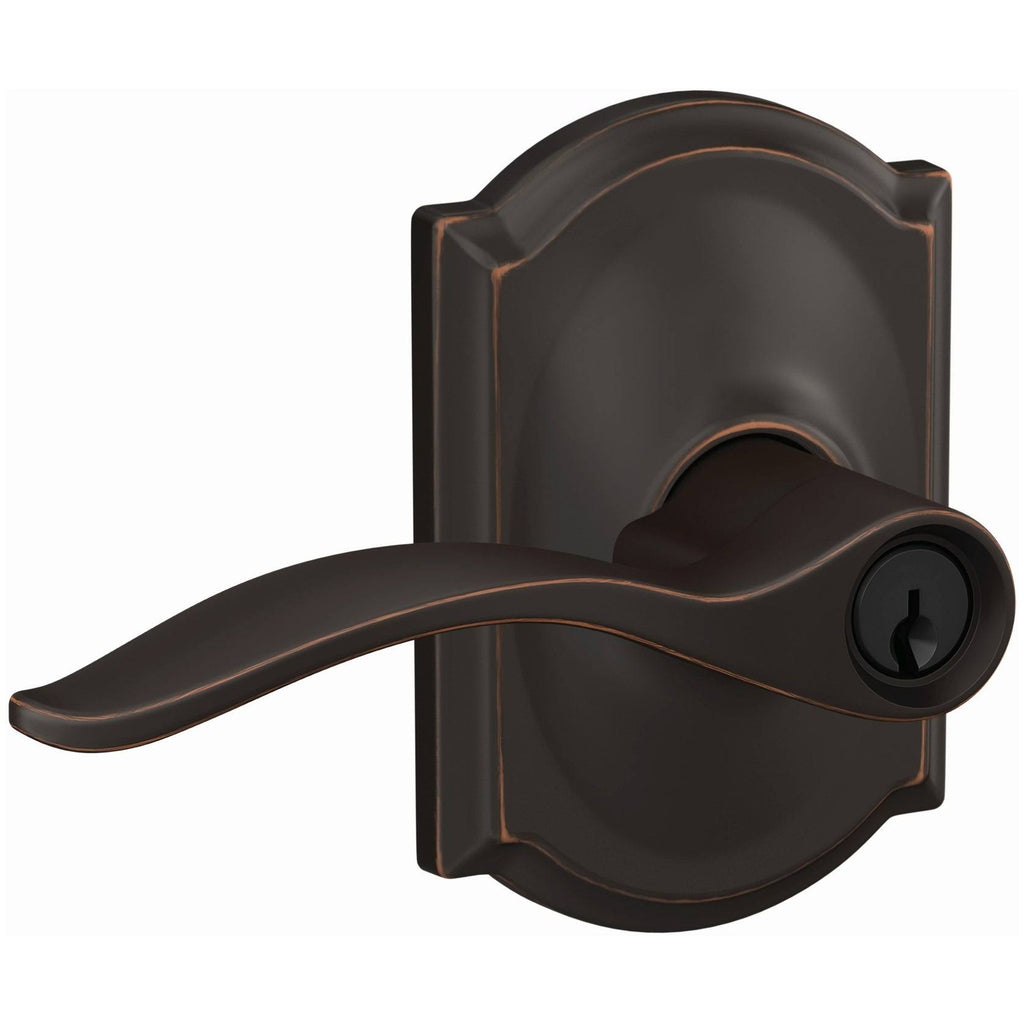 Aged Bronze Door Lever Set A335