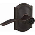 Aged Bronze Door Lever Set A335