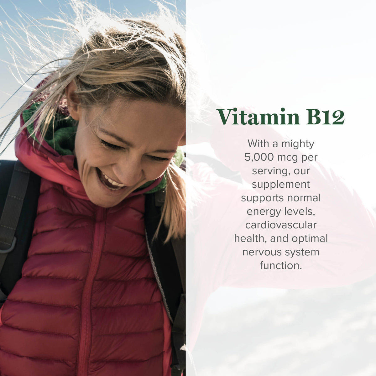 Organic Liquid Vitamin B12 Drops, 5000mcg, 1 fl oz I22795