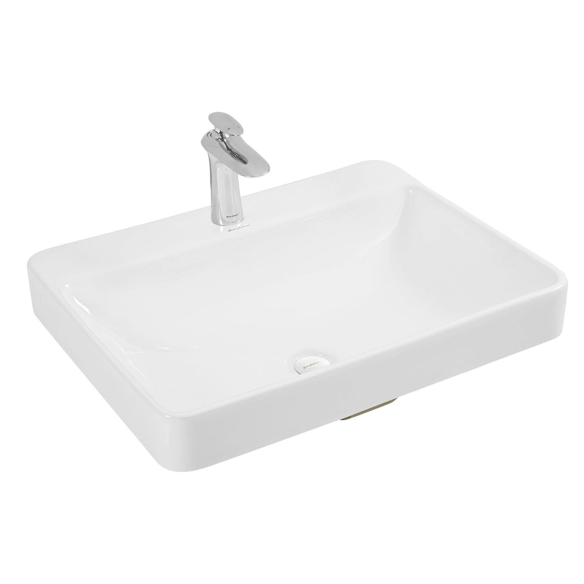 Rectangular Vessel Sink (White) P7954