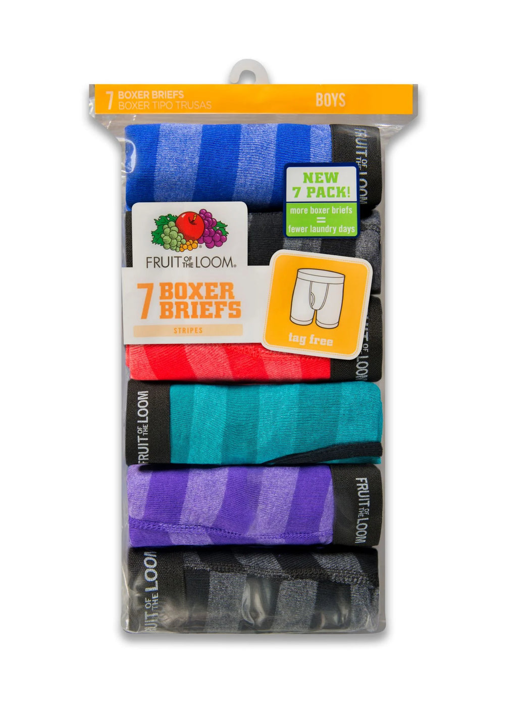 Cotton Boxer Briefs 7 Pack V85227