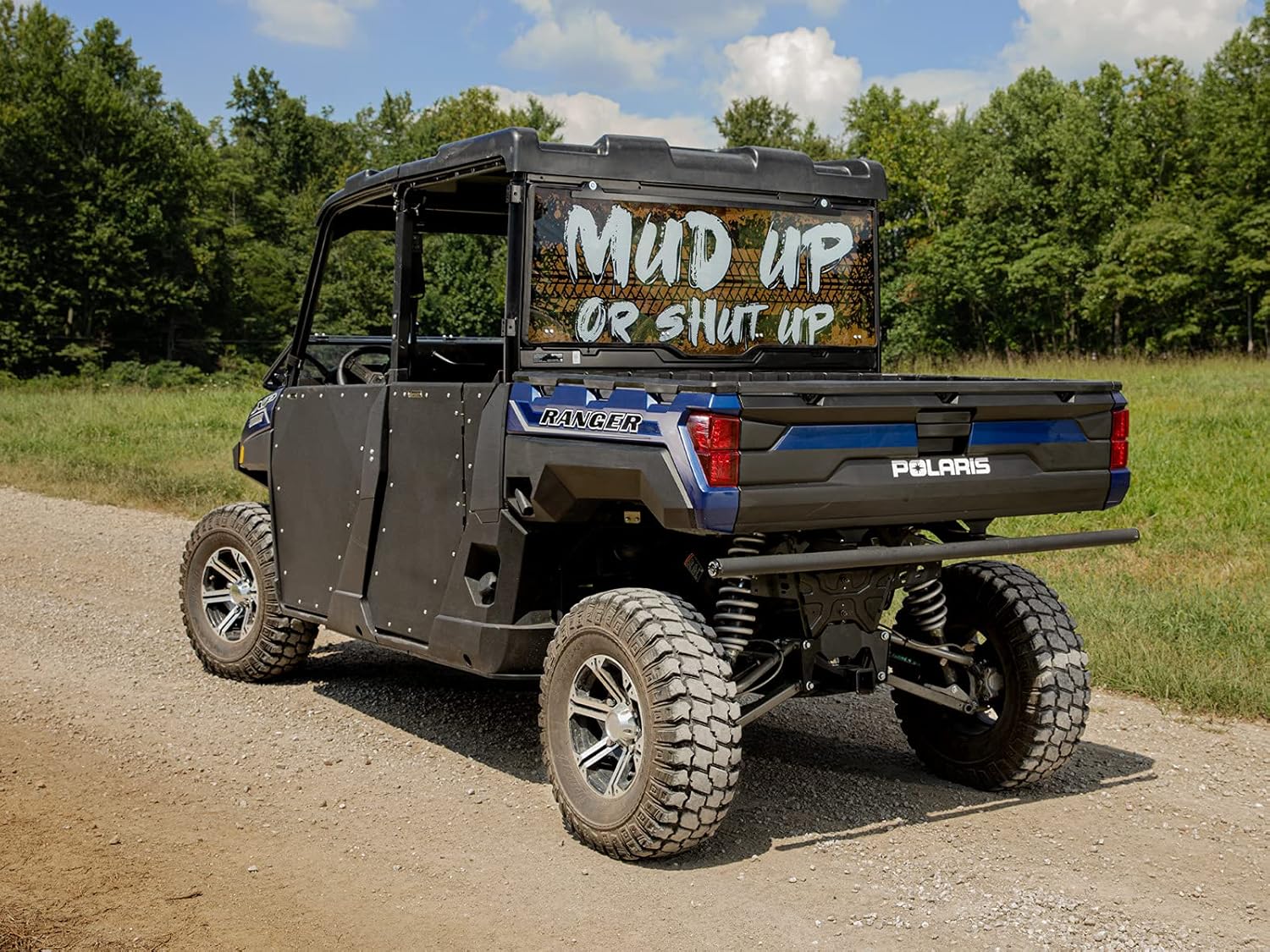 Rear Windshield 1/4 Thick Polycarbonate for Polaris Ranger 900 / Crew B620