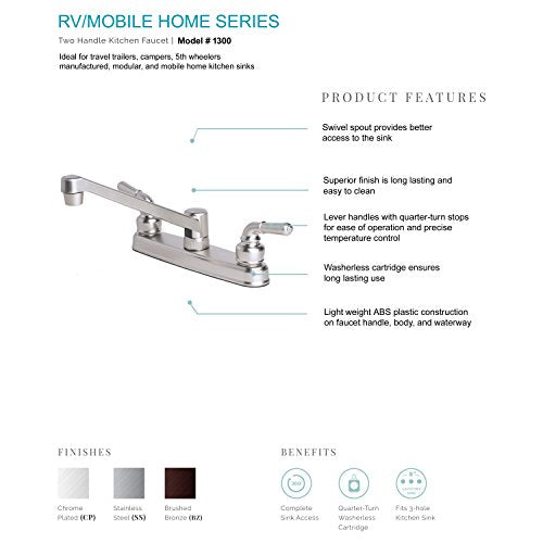 Chrome Kitchen Sink Faucet O88485