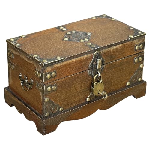 Wooden Storage Box With Lock E6315