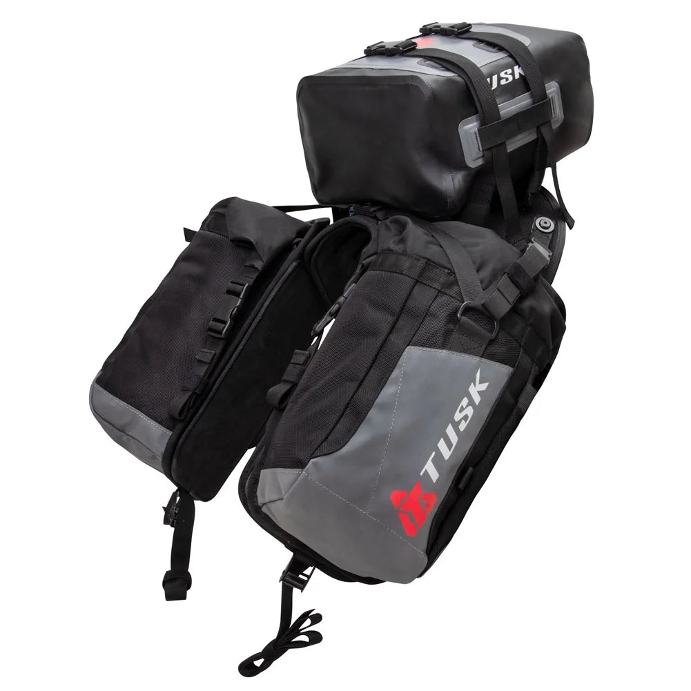 Rackless Luggage System with Dry Duffel Tail Bag and Heat Shield S9871