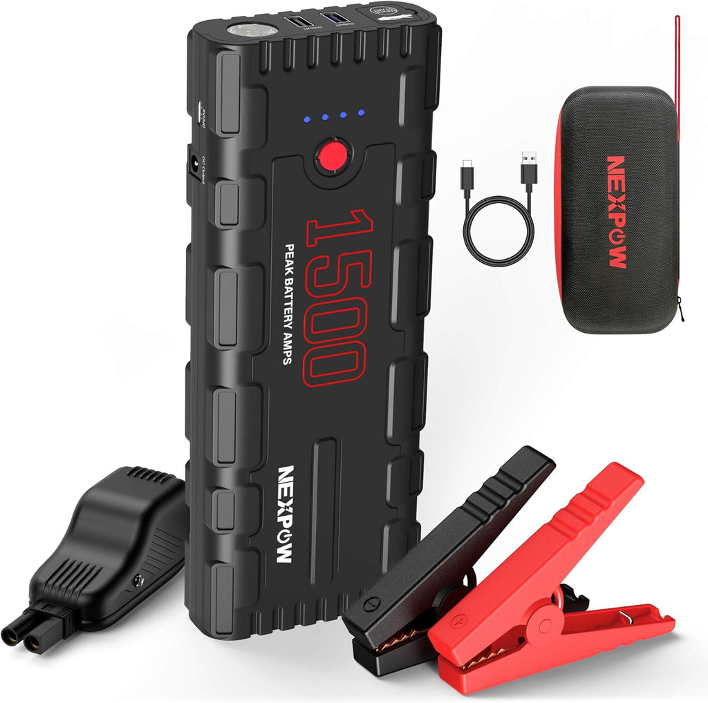 Car Jump Starter, 21800mAh 12V Portable Lithium Jump Box with LED Light K248