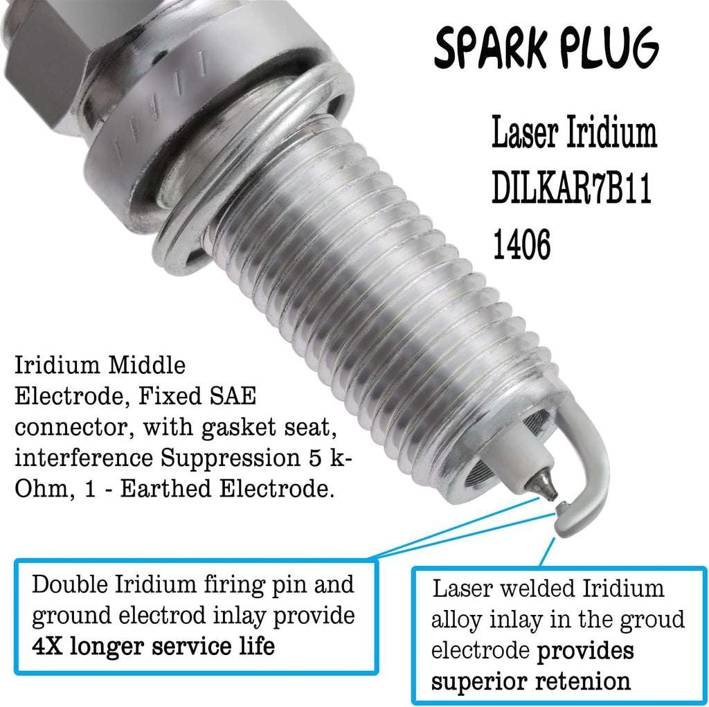 Ignition Coil Packs and Spark Plugs for V6 3.5L F609