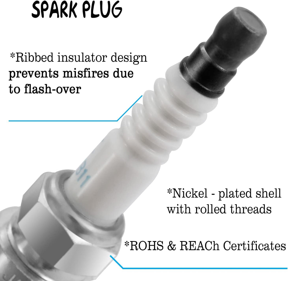 Ignition Coil Packs and Spark Plugs for V6 3.5L F609