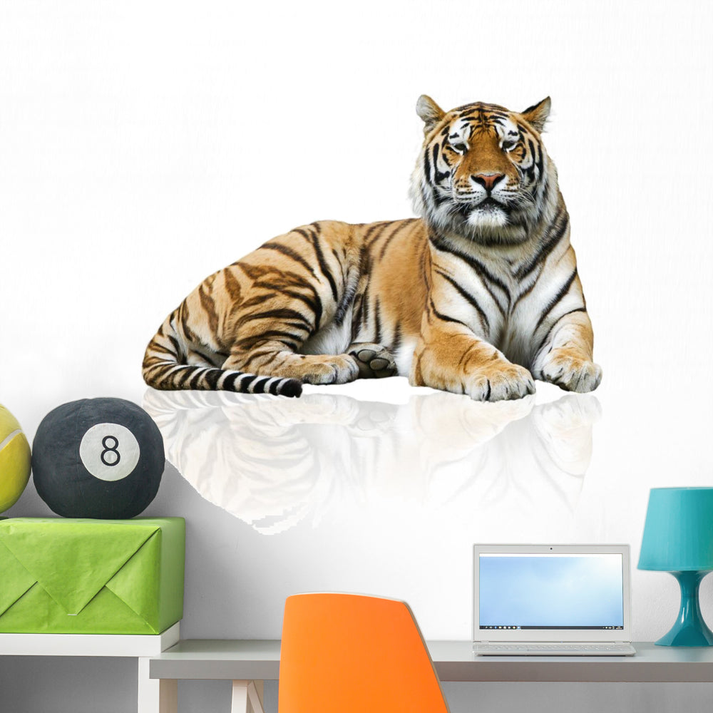 Tiger Wall Decal Peel and Stick Graphic (36 in H x 36 in W) K3599
