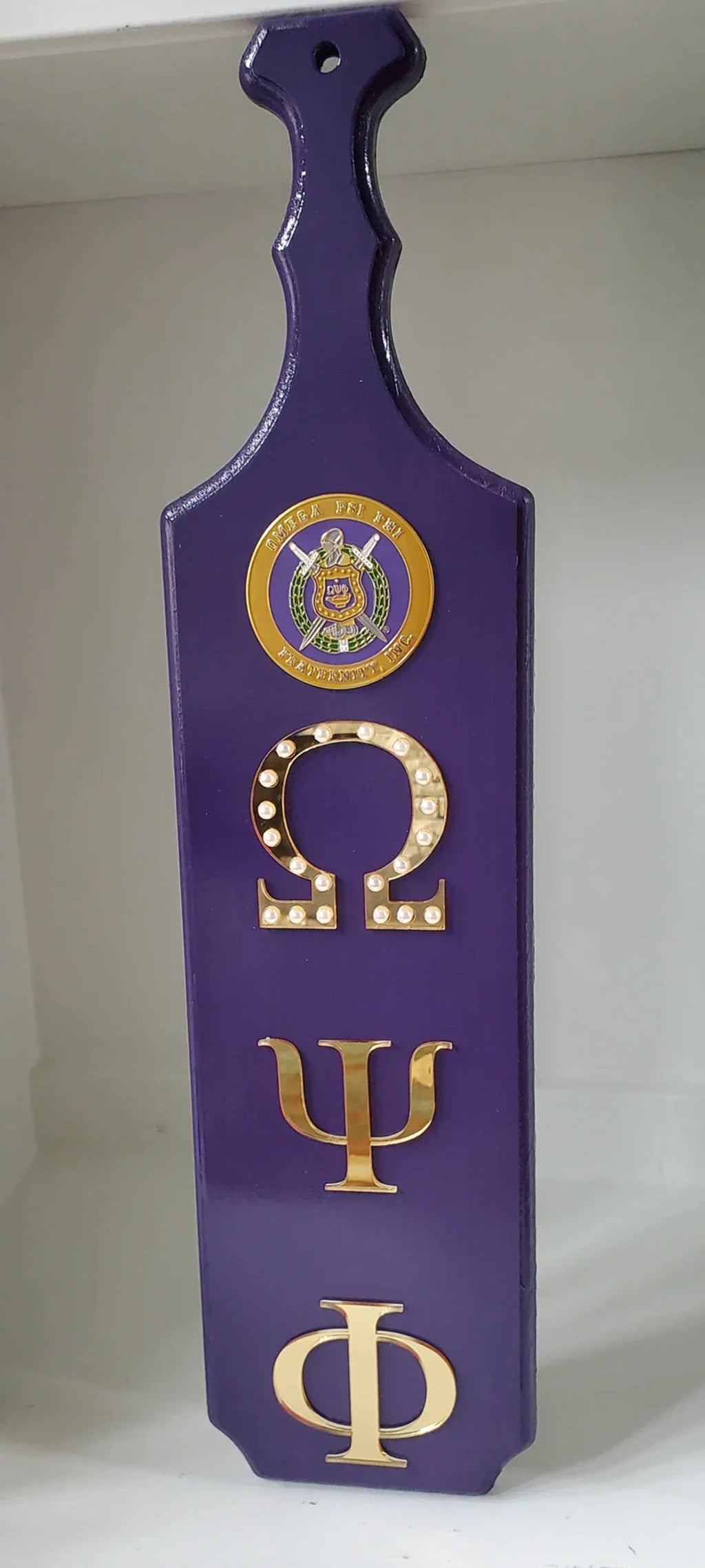 Purple Wooden Paddle F98068