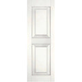 White Raised Panel Shutters Pair J23807