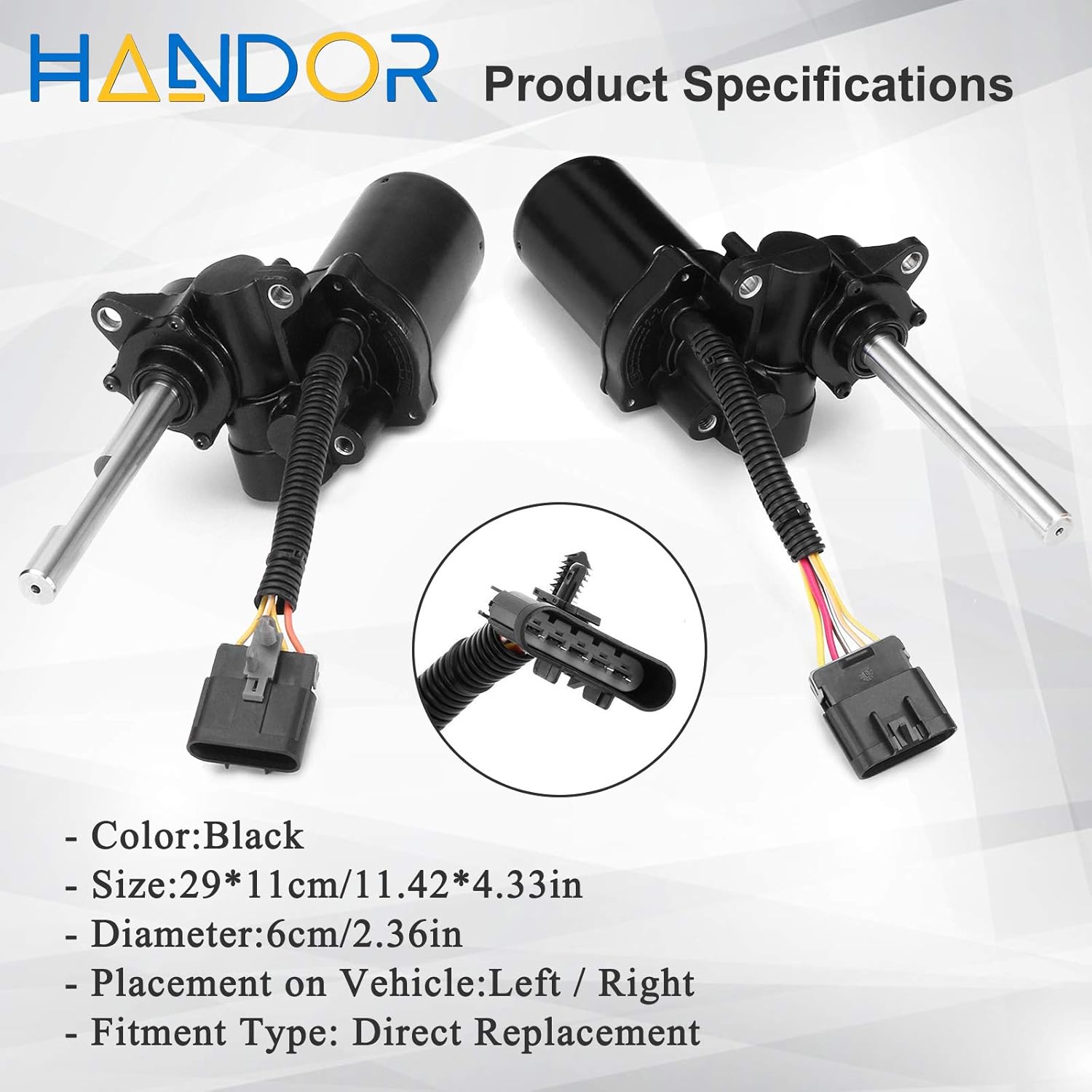 Pair Power Running Board Motor for Left & Right Side Without Bracket Z74213