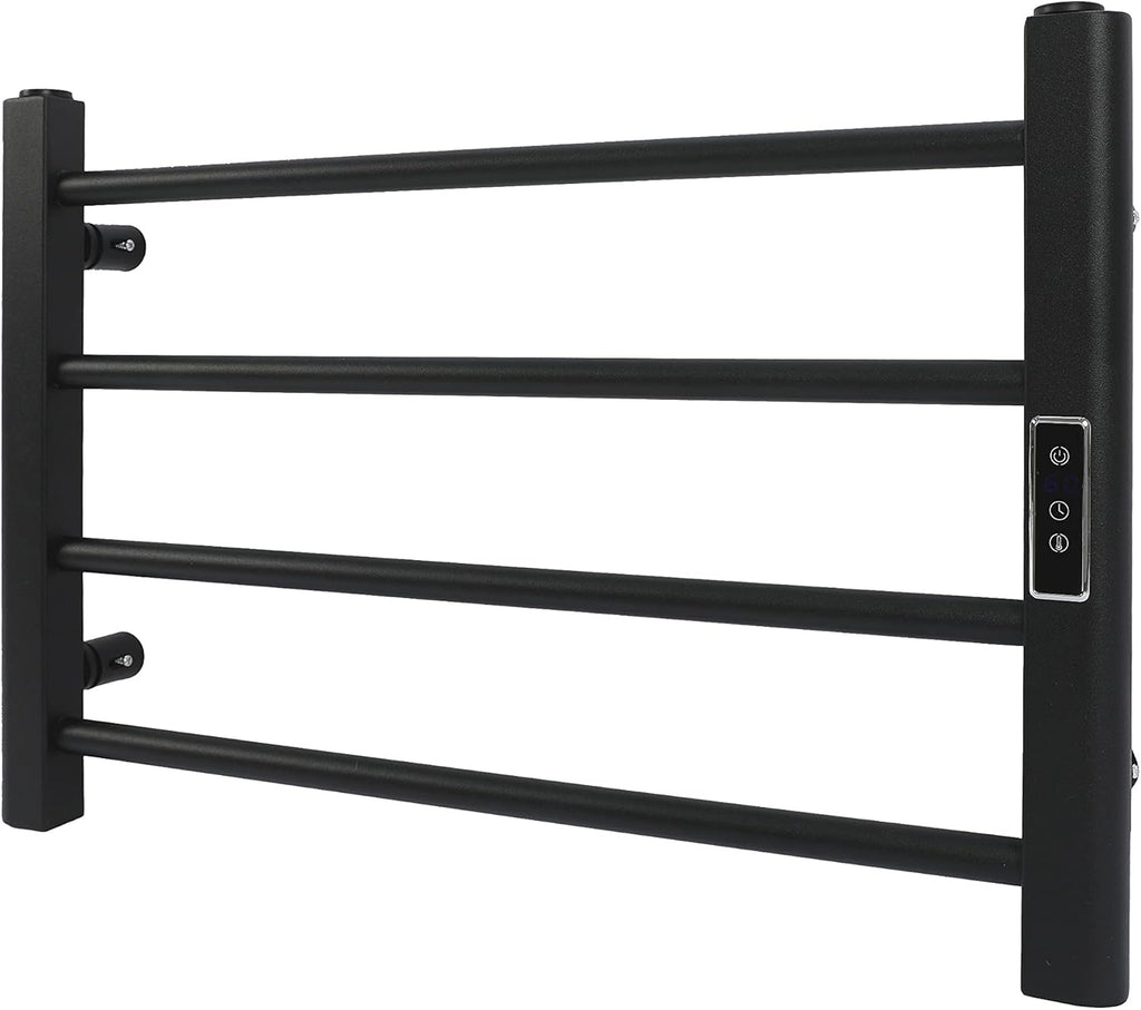 Matte Gray 6 Bars Wall Mounted Heated Towel Warmer B179