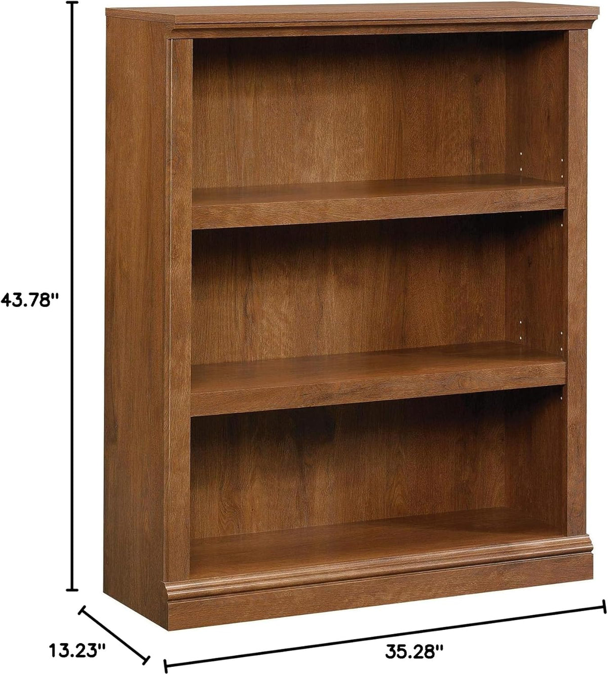 3 Shelf and 2 Shelf Bookcases (Oiled Oak Finish) W8272