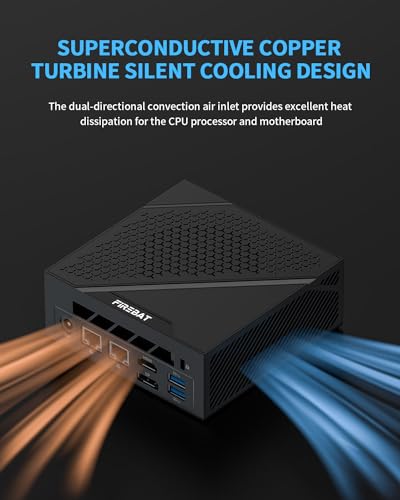 Mini PC Intel N100 16GB LPDDR5 512GB M.2 SSD Windows 11 Desktop Computer A35633