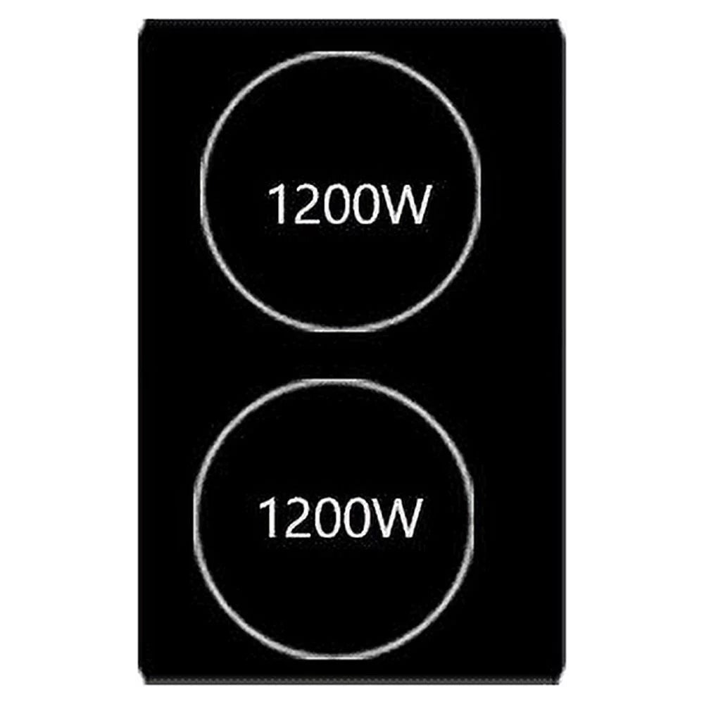 220V 1200 Watt Dual Electric Cooktop Y526788