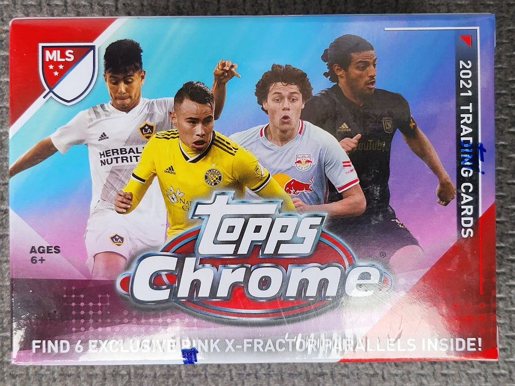 2021 Topps Chrome MLS Soccer Trading Cards Blaster Box E41874