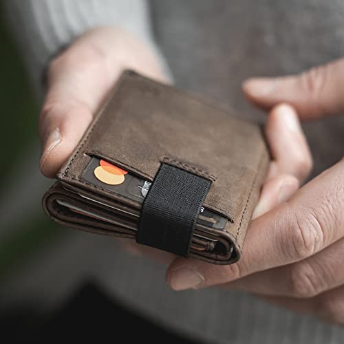 Slim Genuine Leather Wallet with RFID Protection T34361