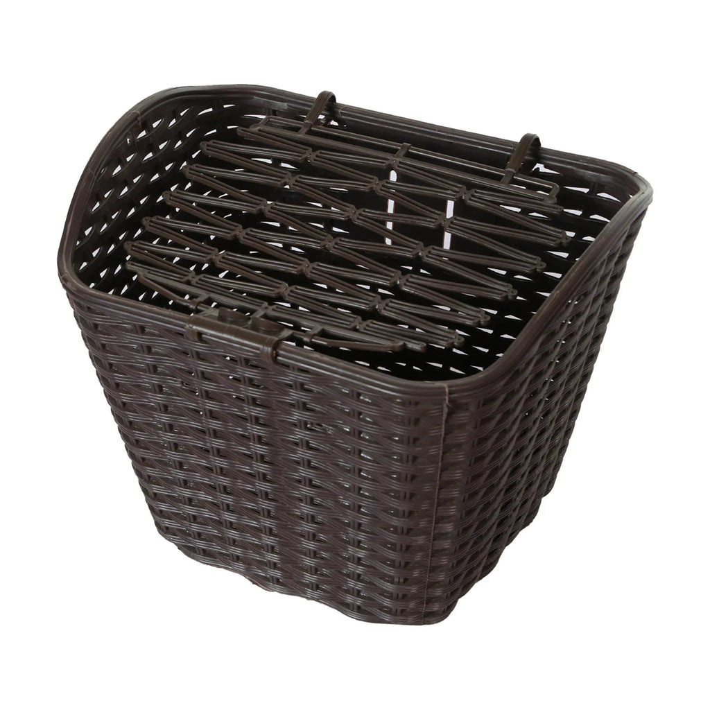 Khaki Bike Front Handlebar Basket with Cover W712
