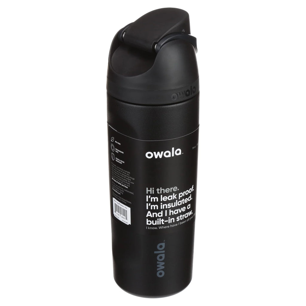 Black Stainless Steel Water Bottle 19oz I866619