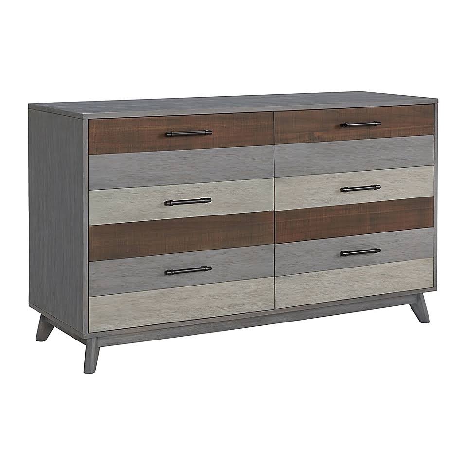 Grey 6-Drawer Dresser N569074