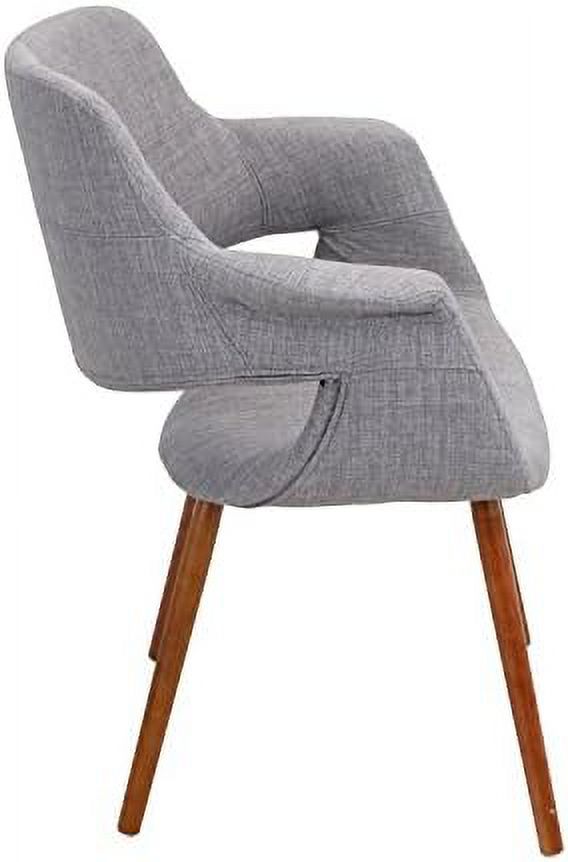 Mid-Century Modern Chair in Light Grey Q701