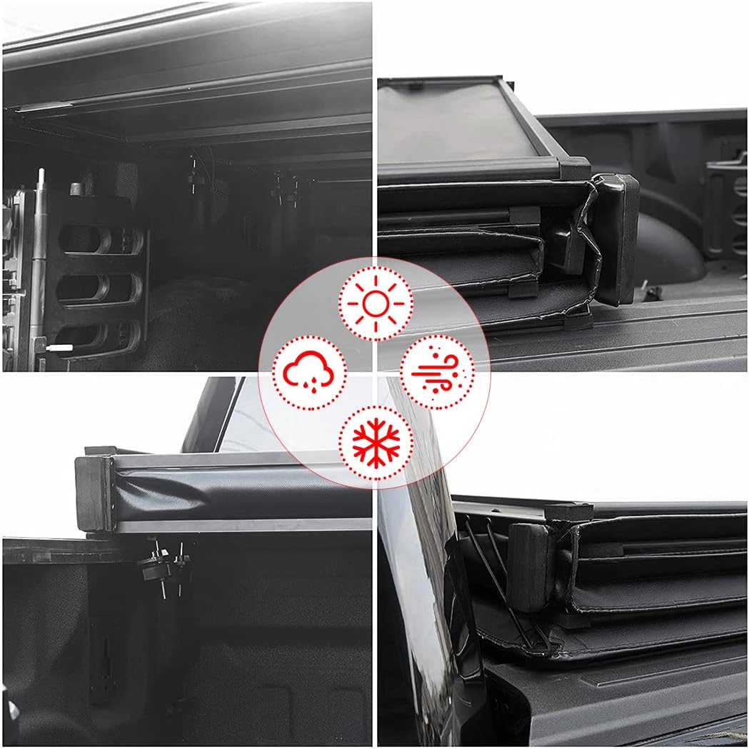 Soft Folding Truck Bed Tonneau Cover D6928
