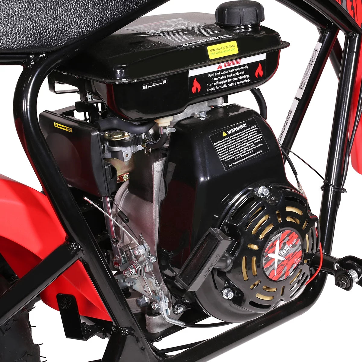 Red/Black 99cc Mini Bike Gas Powered Motorcycle T742