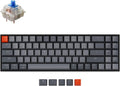 70% Layout 72 Keys Hot-Swappable Bluetooth Wireless USB Wired Mechanical Gaming Keyboard with White LED Backlight H473