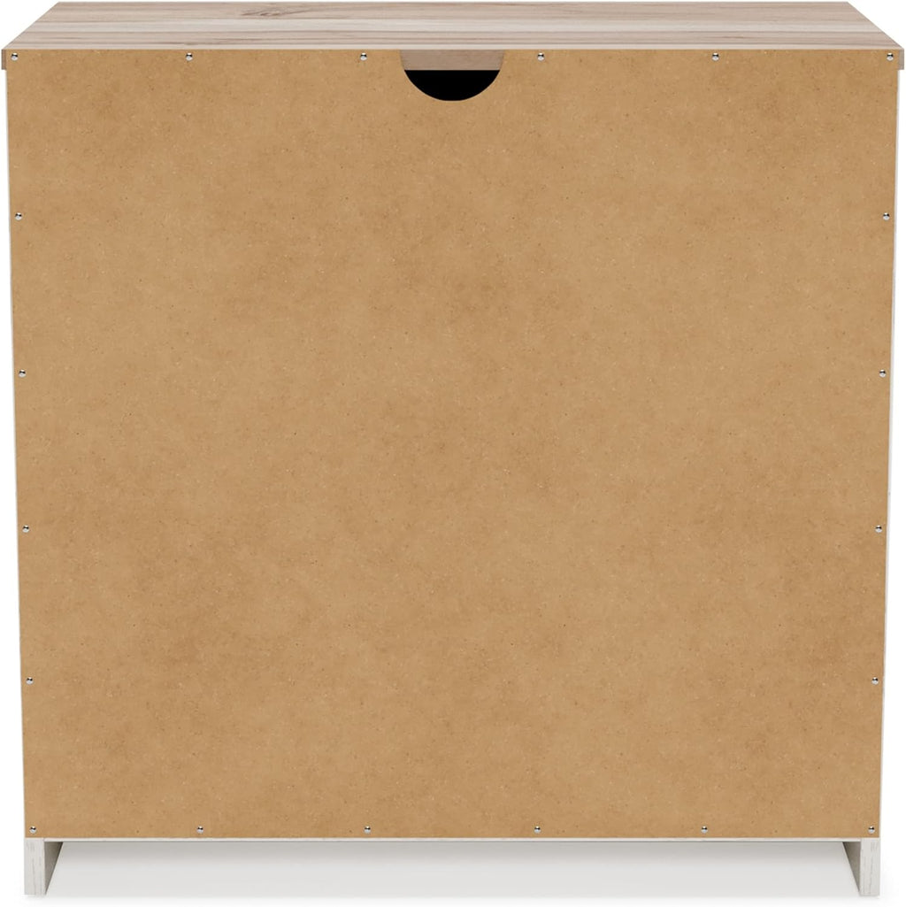 White 3 Drawer Wood Chest T144