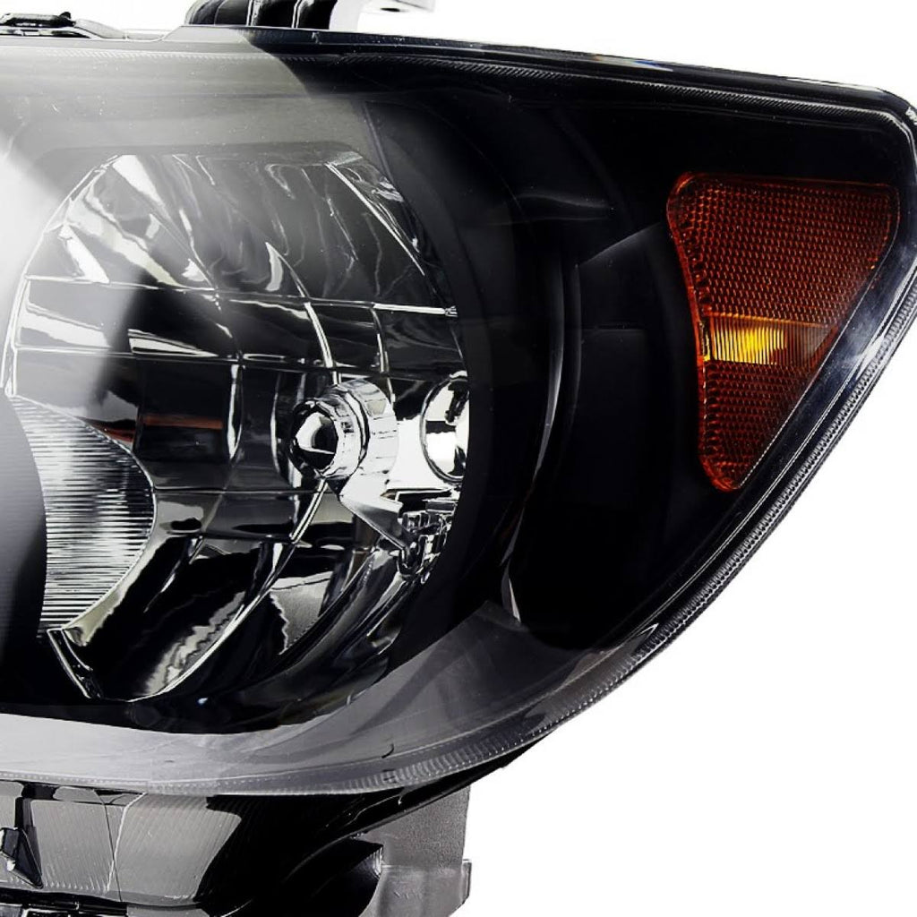 Black Smoked Toyota Tundra Headlights X8334