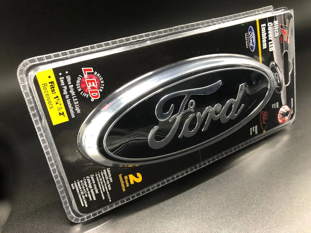 Black & Chrome Lighted Tailgate Emblem for Ford F-150 X59527