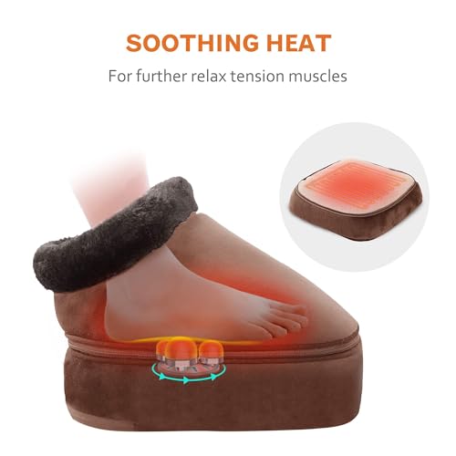 Foot Massager with Heat, Shiatsu Foot and Back Massager R11996