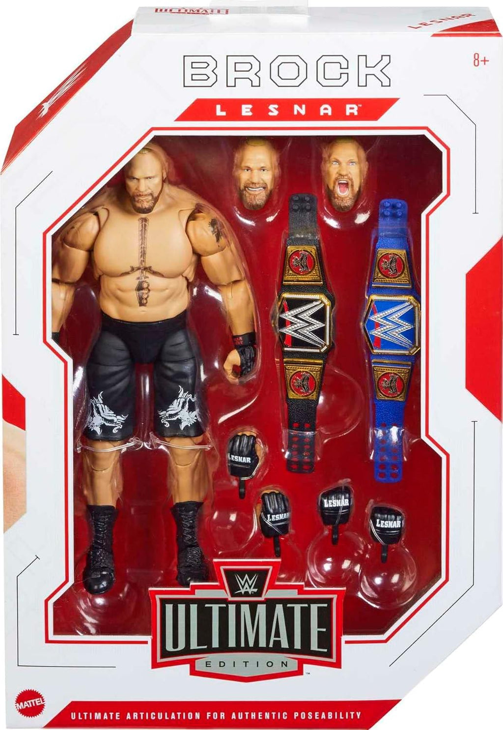 WWE Brock Lesnar Ultimate Edition Action Figure, 6-inch V791