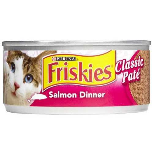 Friskies Pate Wet Salmon Dinner Cat Food K90592