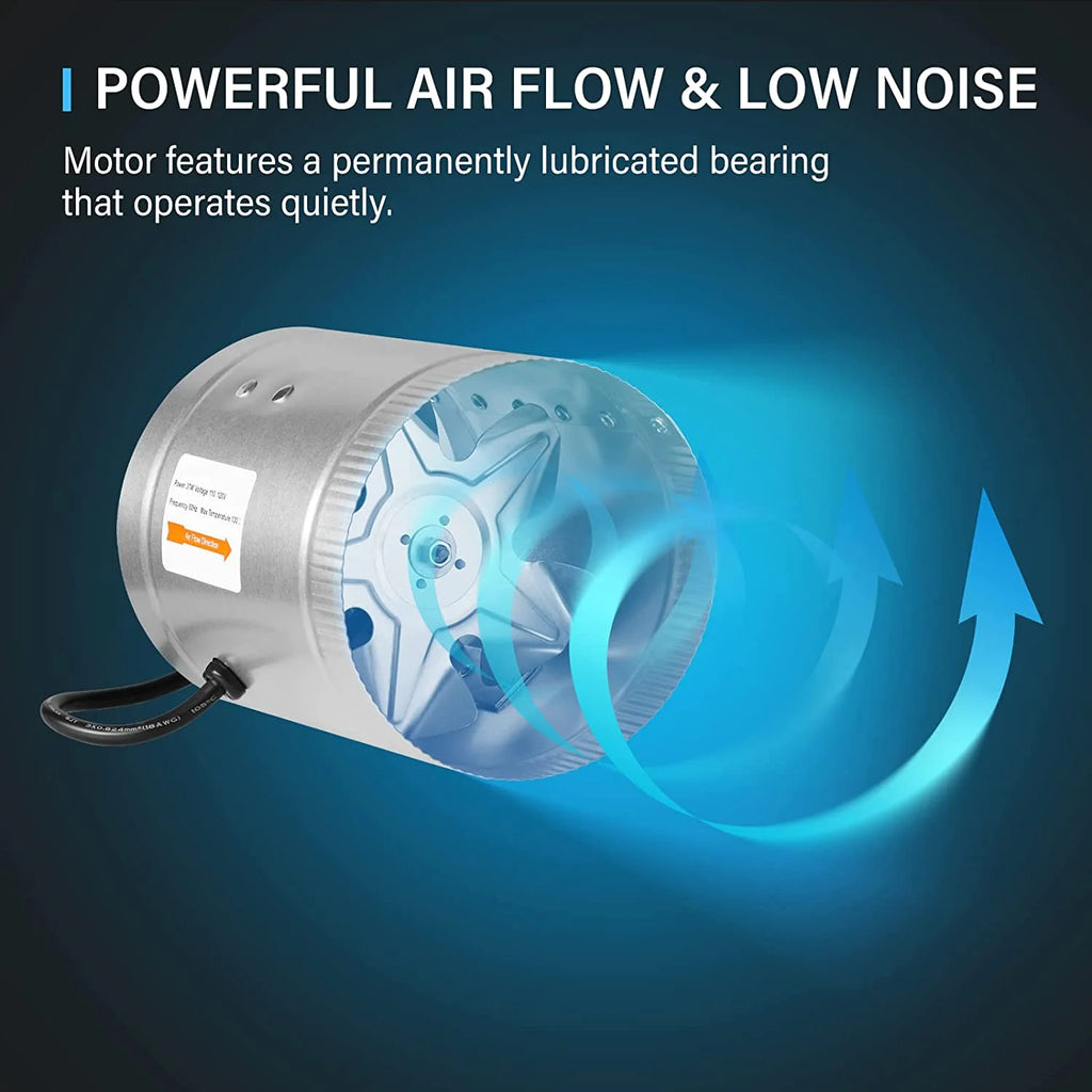 6 inch 240 CFM Inline Duct Fan P906323