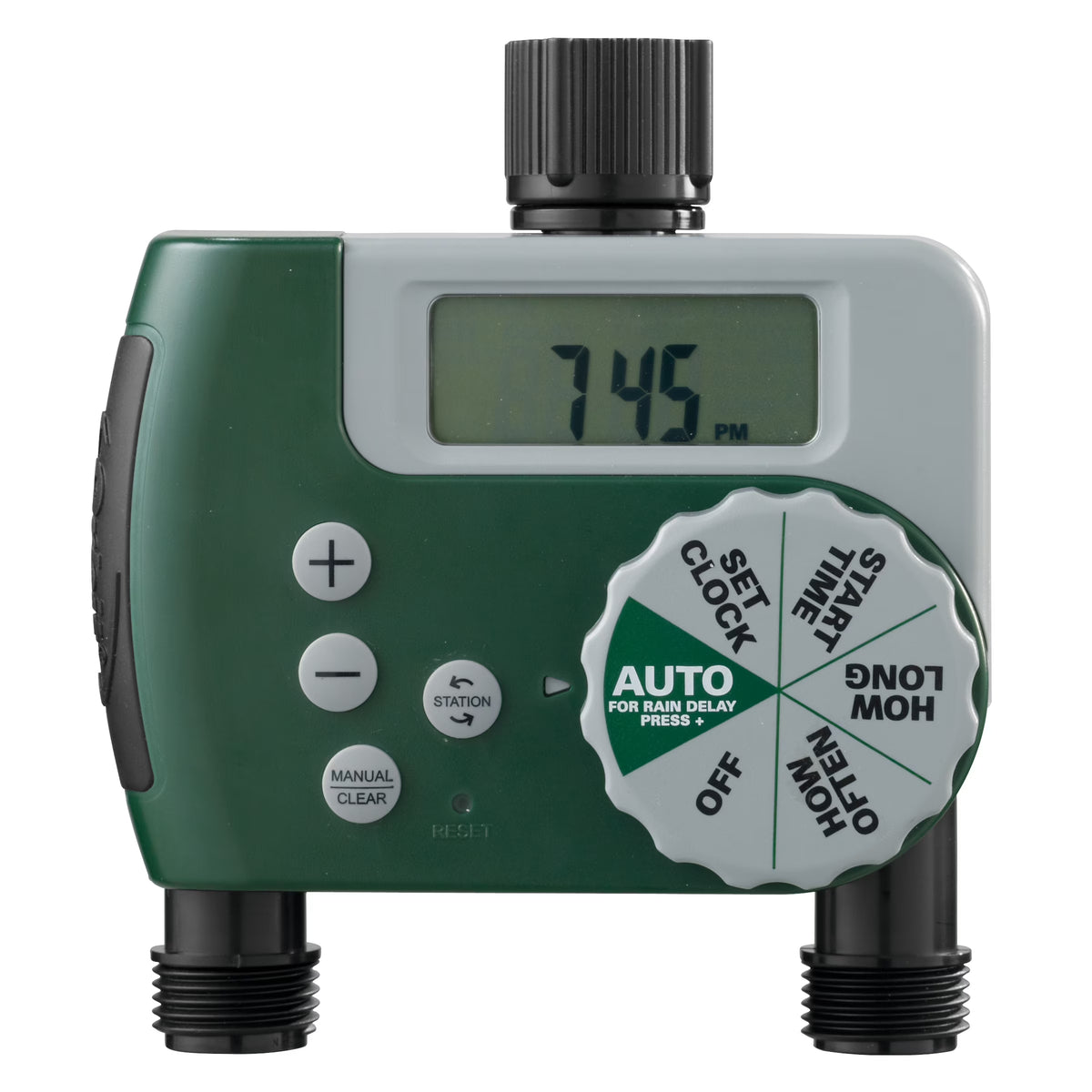 LCD 2-Port Digital Hose Faucet Timer D251558