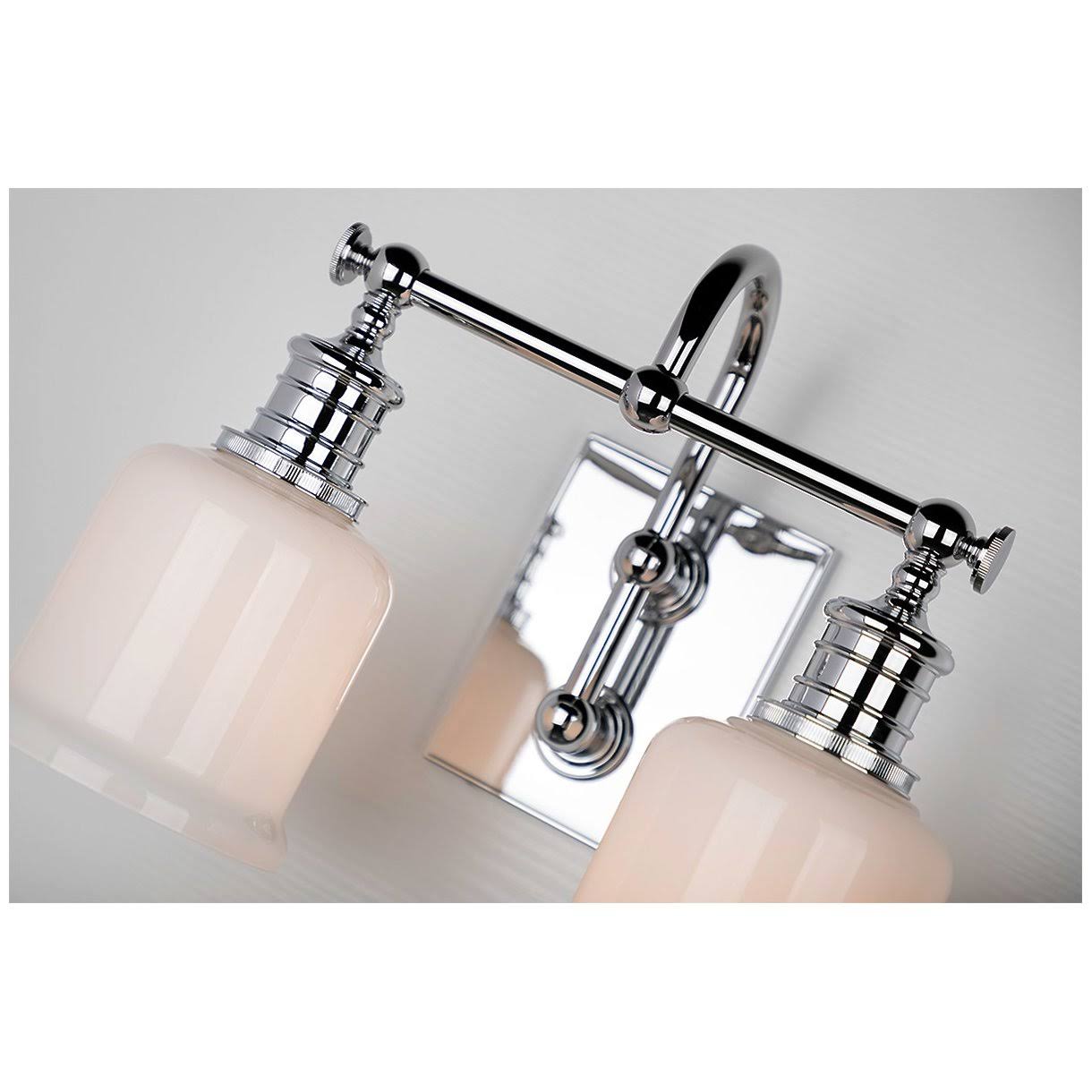 Polished Chrome 2 Light Bath Bracket D112233