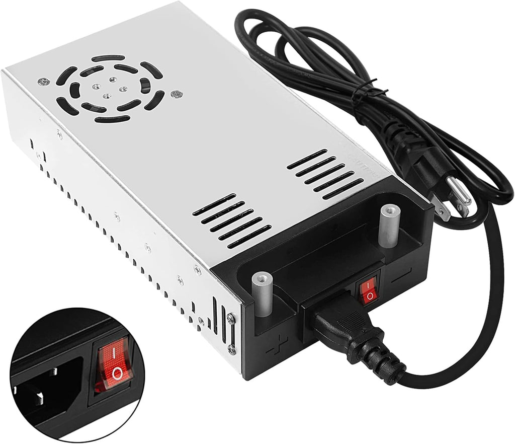 110V AC to 12V DC Converter Power Supply Adapter, 50A 600W, Pack of 2 Y178666